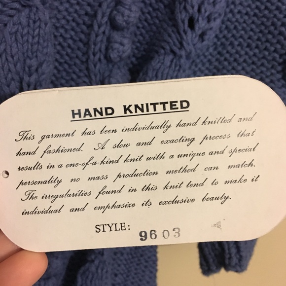 Needleworks Hand Knit Chunky Sweater - Picture 4 of 5